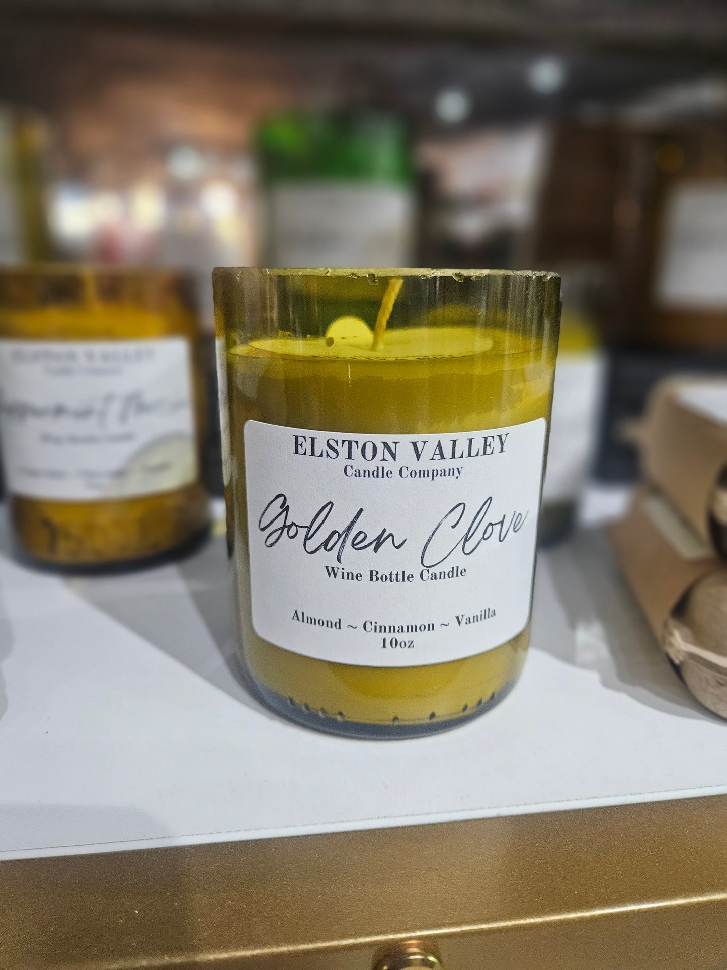 'Holiday Inspired' Wine Bottle Candles