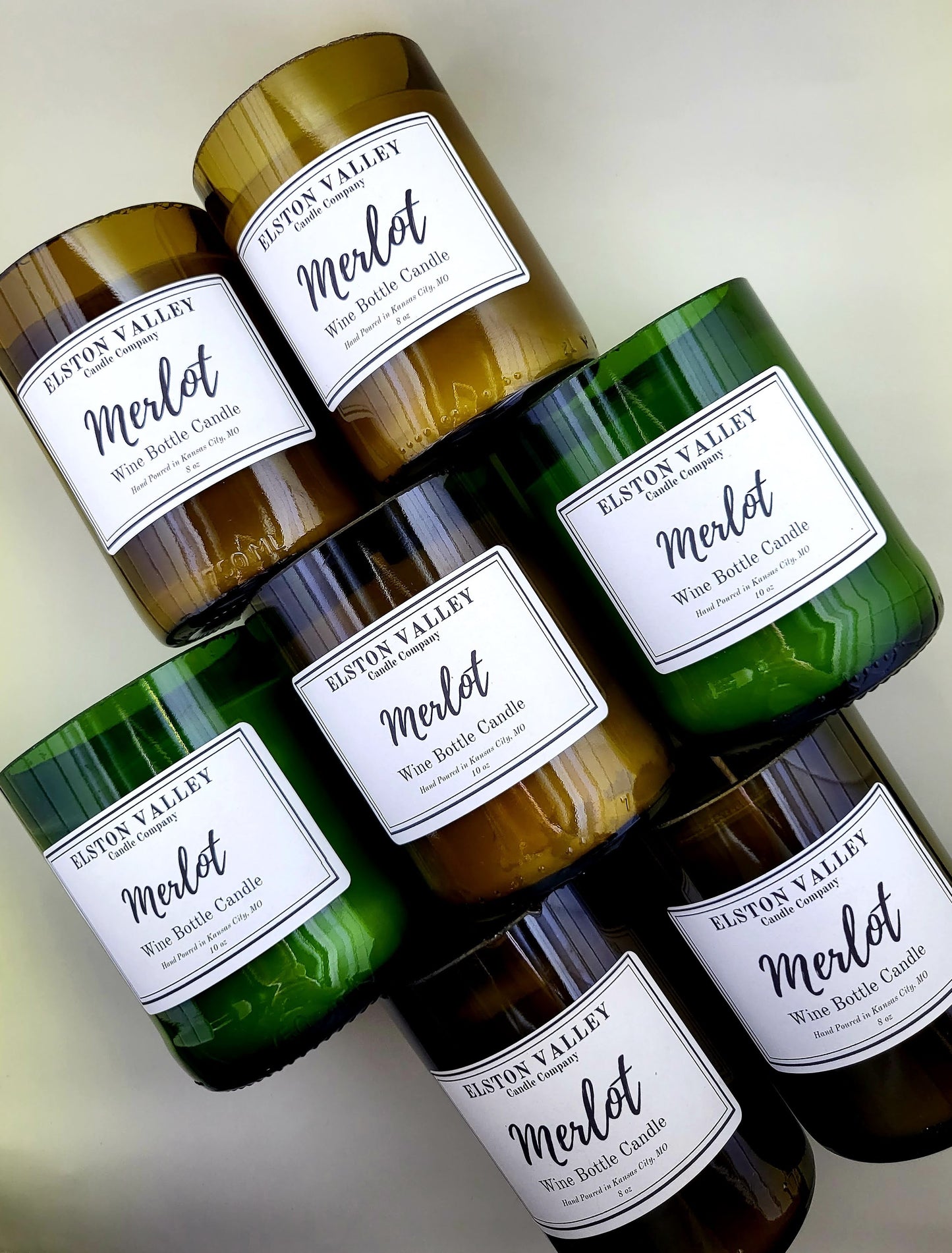 'Wine Scent Inspired' Wine Bottle Candles