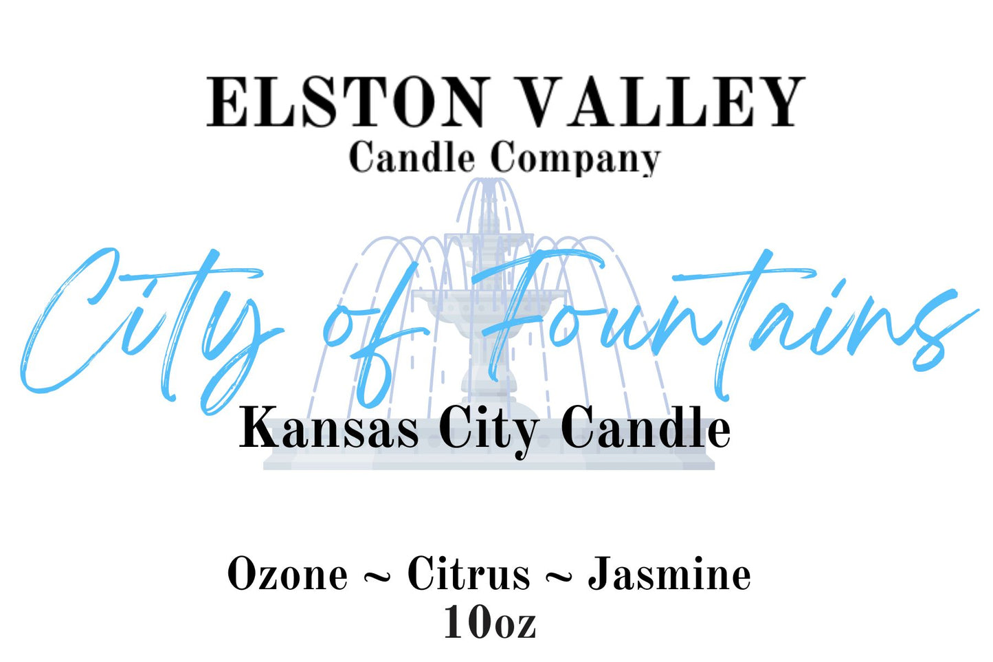 City of Fountains Candle